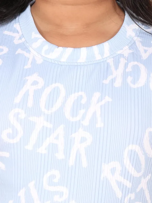 Sky_Cotton_Rock_Star_Print_Half_Sleeve_Round_Neck_T-Shirt_For_Girls
