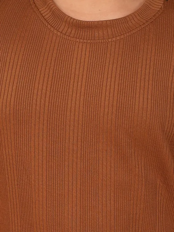Brown_Cotton_Jersey_T-Shirt_And_Shorts_Co-Ord_Set_For_Boys