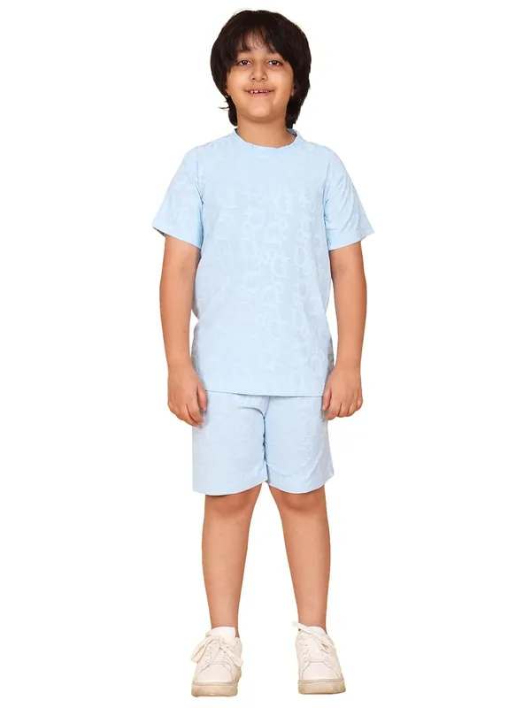 Sky_Cotton_T-Shirt_And_Shorts_Co-Ord_Set_For_Boys