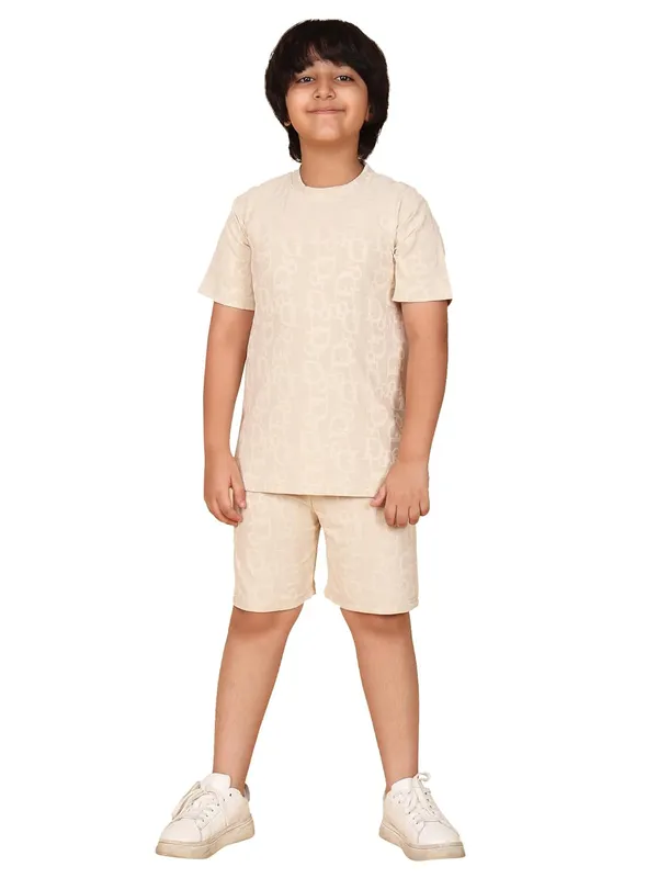 Camel_Cotton_T-Shirt_And_Shorts_Co-Ord_Set_For_Boys