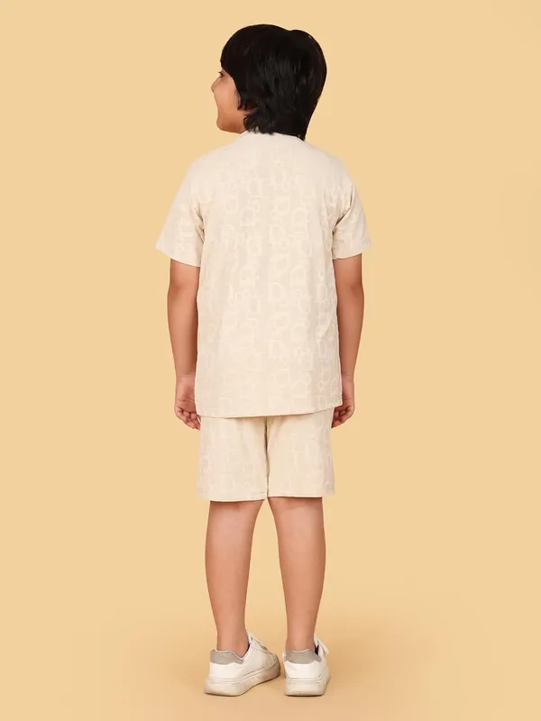 Camel_Cotton_T-Shirt_And_Shorts_Co-Ord_Set_For_Boys