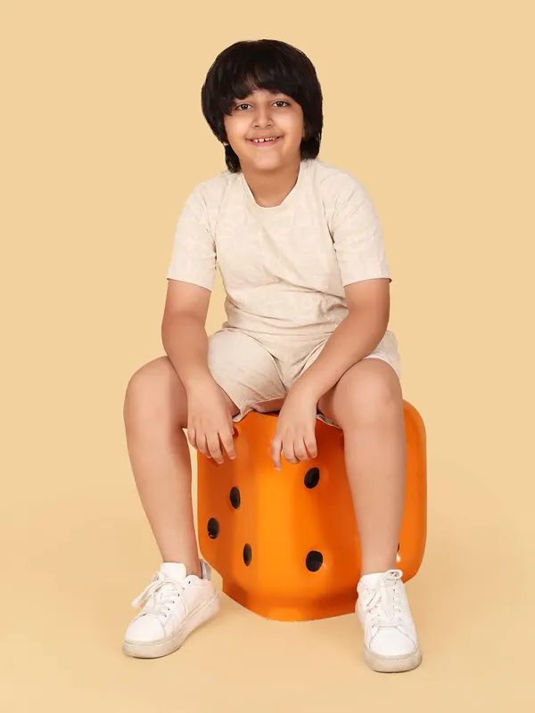 Camel_Cotton_T-Shirt_And_Shorts_Co-Ord_Set_For_Boys