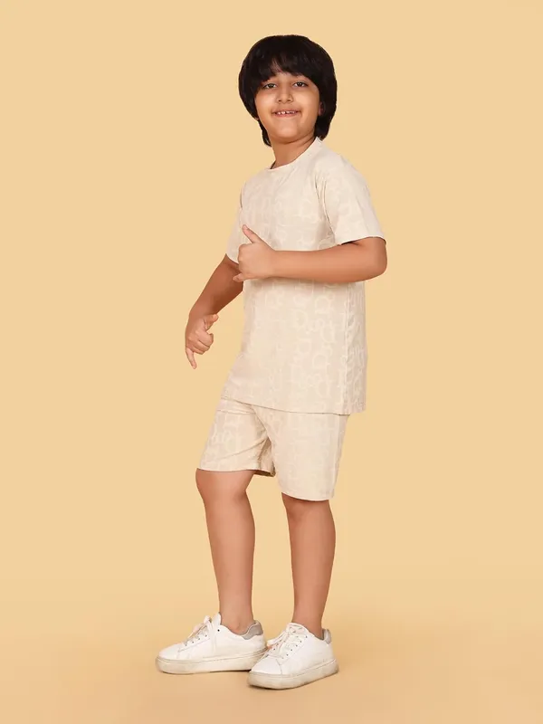 Camel_Cotton_T-Shirt_And_Shorts_Co-Ord_Set_For_Boys