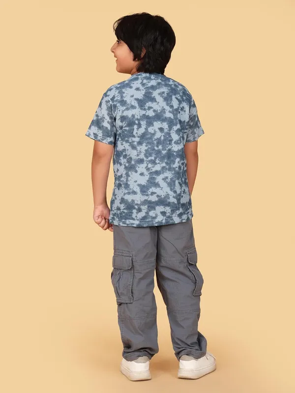 Sky_Soft_Cotton_Crew_Neck_Short_Sleeve_Casual_T-Shirt_For_Boys
