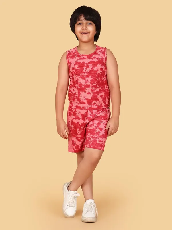 Blue_&_Red_Boys_Sleeveless_Tie-Dye_Cotton_Jersey_Tank_Top_And_Shorts_Summer_Set