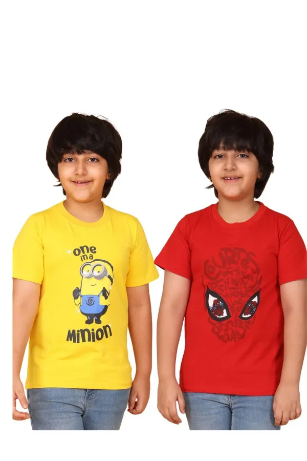 Red_&_Yellow_Boys_Cotton_T-Shirt_Combo,_2-Pack_Printed_Tees
