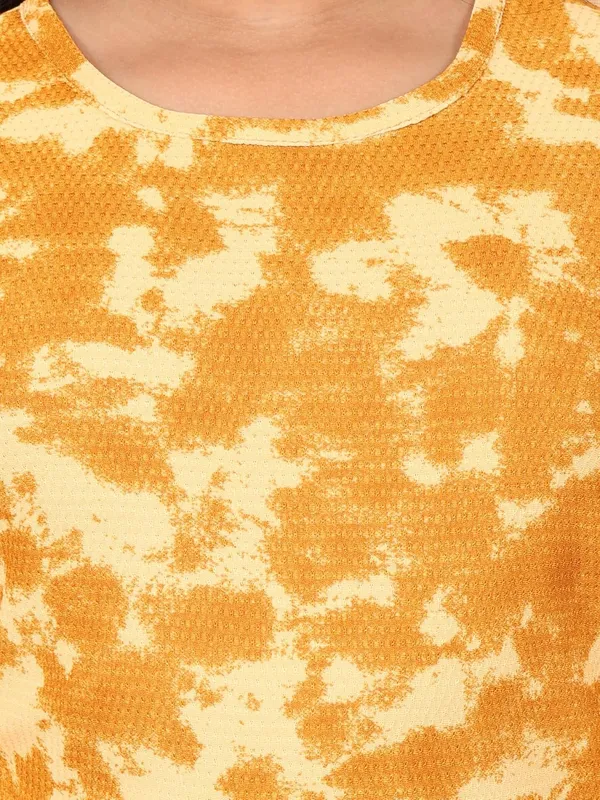 Yellow_Cotton_Jersey_Summer_Set,_Short_Sleeve_T-Shirt_With_Shorts,_Regular_Fit,_Casual_Wear_For_Girls