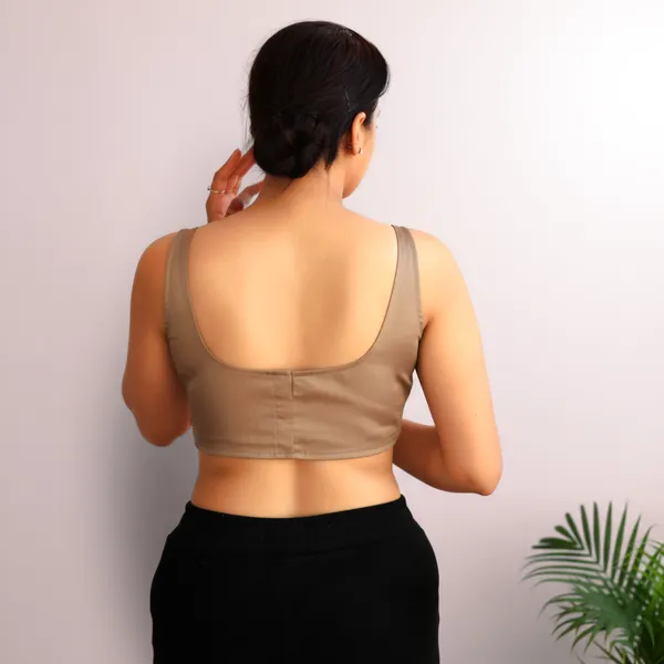 Coffee_Day_to_Day_Cotton_Sleevless_Blouse