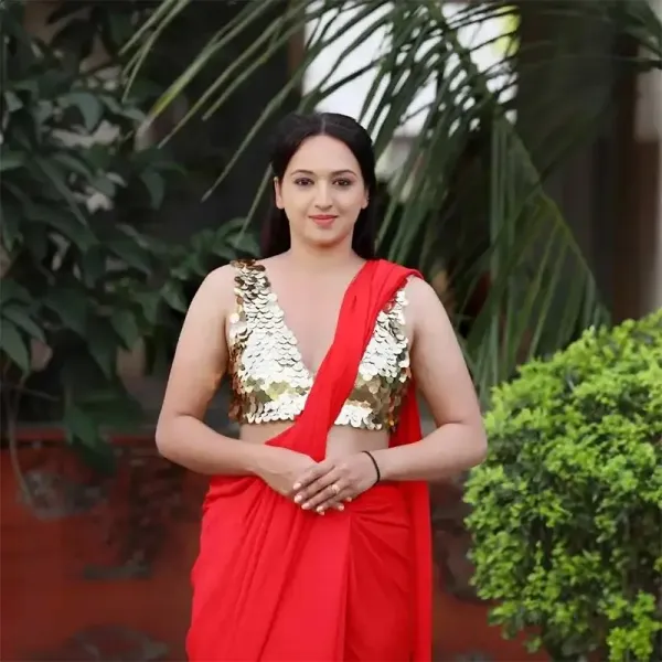 Golden_Jhil_Mil_Net_Sequin_Sleeveless_Blouse