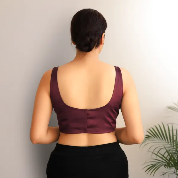 Dark_Brown_Day_To_Day_Cotton_Sleeveless_Blouse