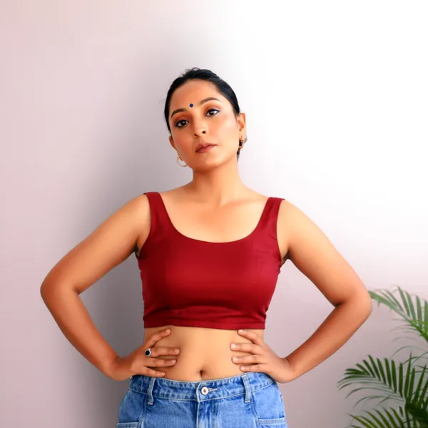 Maroon_Day_To_Day_Cotton_Sleeveless_Blouse