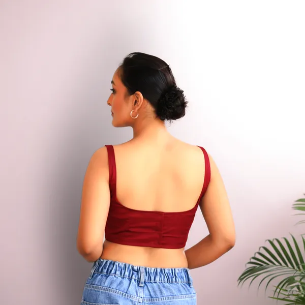 Maroon_Day_To_Day_Cotton_Sleeveless_Blouse