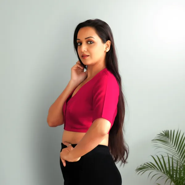 Rani_Rozana_Pure_Cotton_Short_Sleeve_Blouse