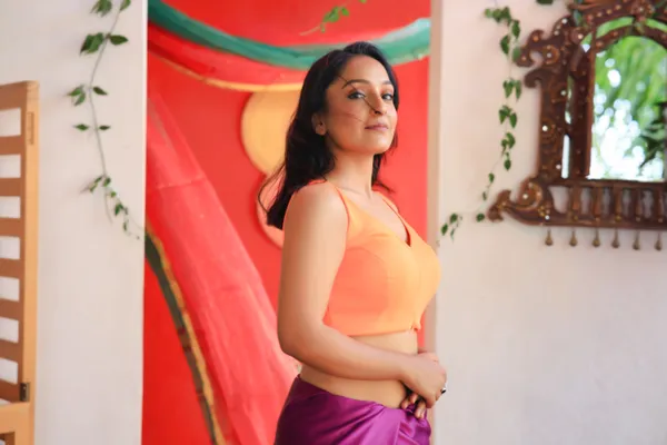 Orange_Neon_Lycra_Slub_Sleeveless_Blouse