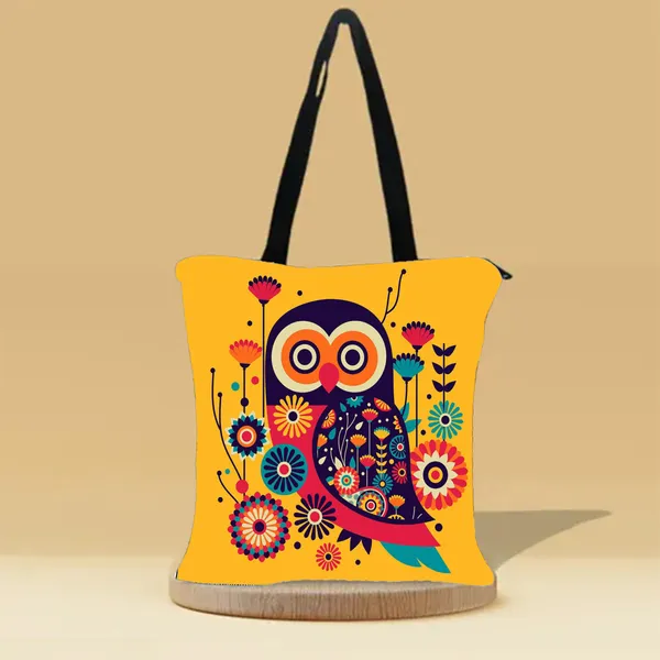 The_Owl_Canvas_Zipper_Tote_Bag