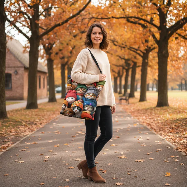 Little_Cats_Canvas_Zipper_Tote_Bag