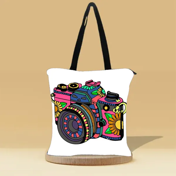 Camera_Canvas_Zipper_Tote_Bag