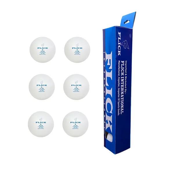 Club_1_Star_Table_Tennis_Balls_T.T.F.I._Approved_Professional_Grade_Standard_40+Mm_Size,_Abs_Material,_Durable_White_Balls_For_Tournament_And_Training_Pack_Of_6_Balls_(2_Box)
