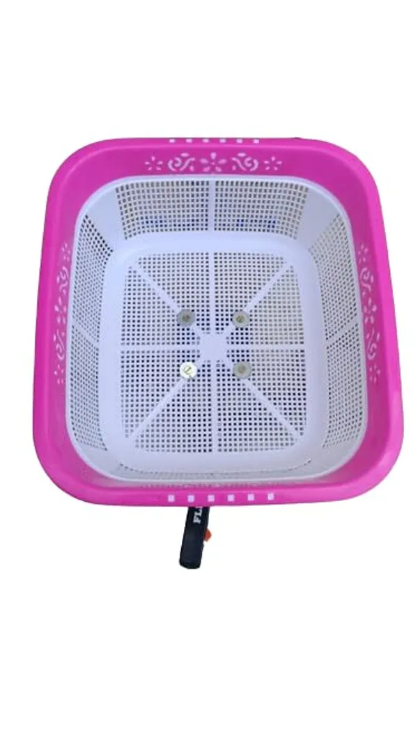 Table_Tennis_Trolley_Storage_System_For_Multi_Ball_Practice_Sessions,_Portable_Ball_Storage_Organizer_(Basket_Colour_May_Vary)