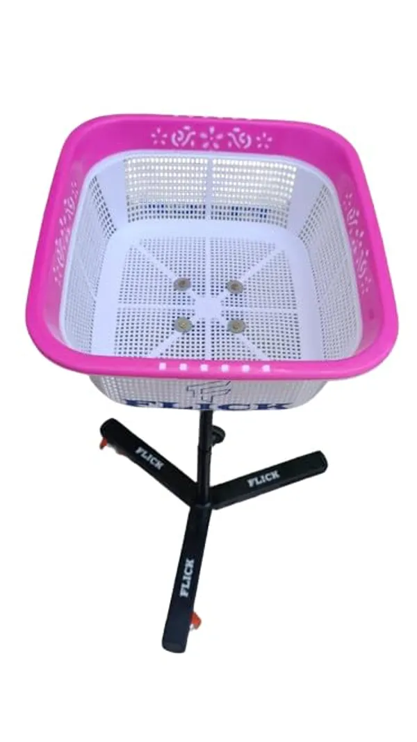 Table_Tennis_Trolley_Storage_System_For_Multi_Ball_Practice_Sessions,_Portable_Ball_Storage_Organizer_(Basket_Colour_May_Vary)