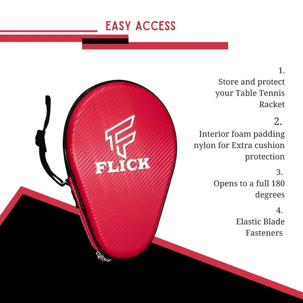 Fusion_Table_Tennis_Racket_Hard_Case/Cover_Round|_Shockproof_Protective_Evapu_Case_Stylish_Design_|_Durable_Product_For_Tt_Lovers|_Assorted_Colors._(Red)