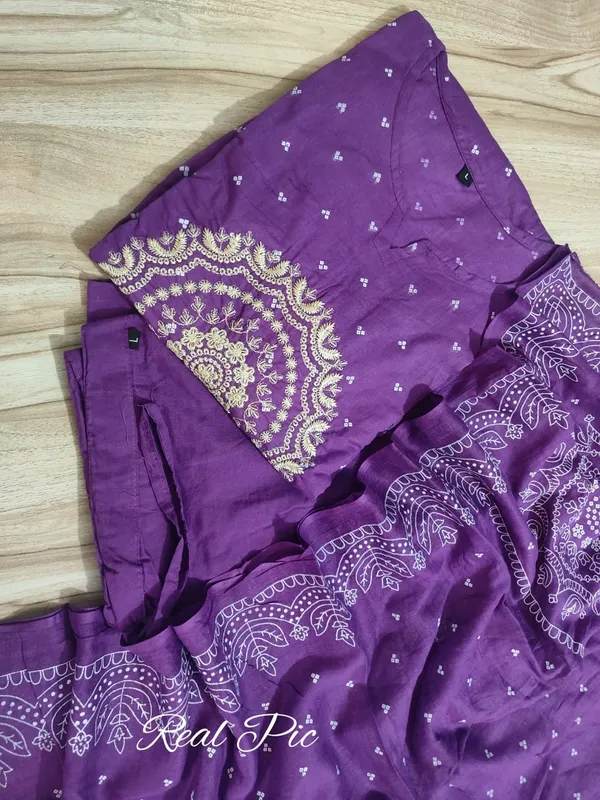 Purple_Embroidered_Cotton_Suit_Set_For_Women_&_Girls