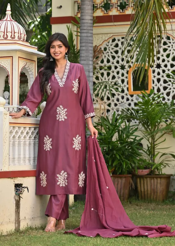 Mauve_Embroidered_Cotton_Suit_Set_With_Dupatta