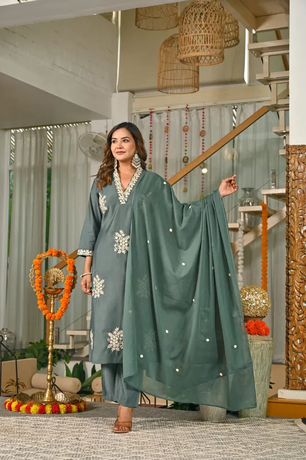 Sage_Green_Embroidered_Cotton_Suit_Set_With_Dupatta