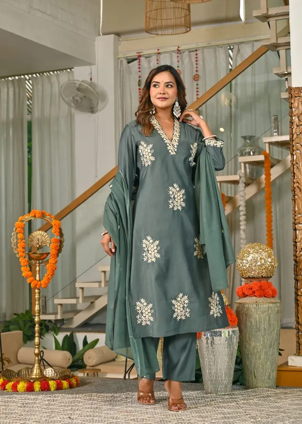 Sage_Green_Embroidered_Cotton_Suit_Set_With_Dupatta