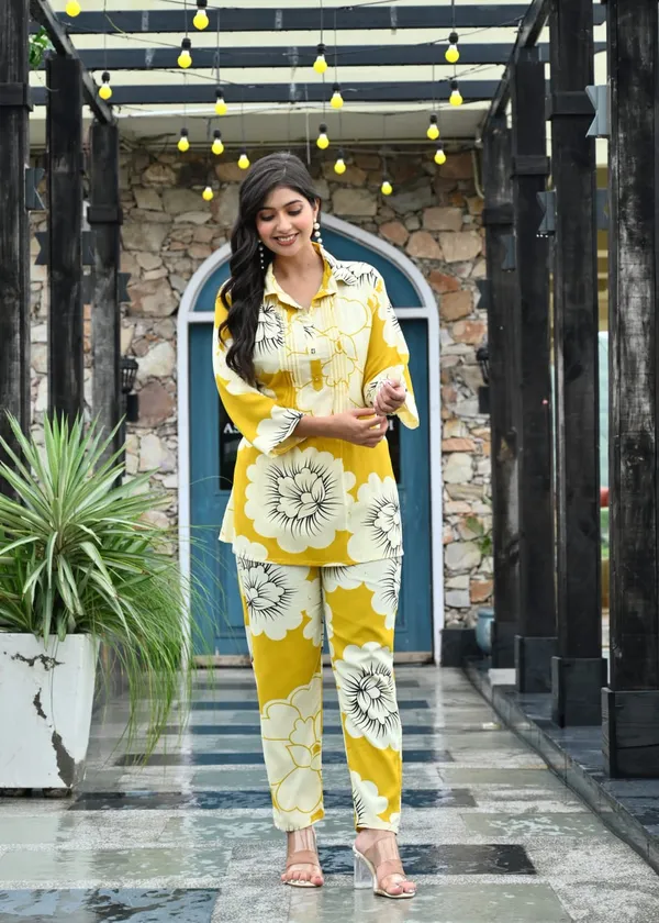 Mustard_Yellow_Floral_Printed_Co_Ord_Set
