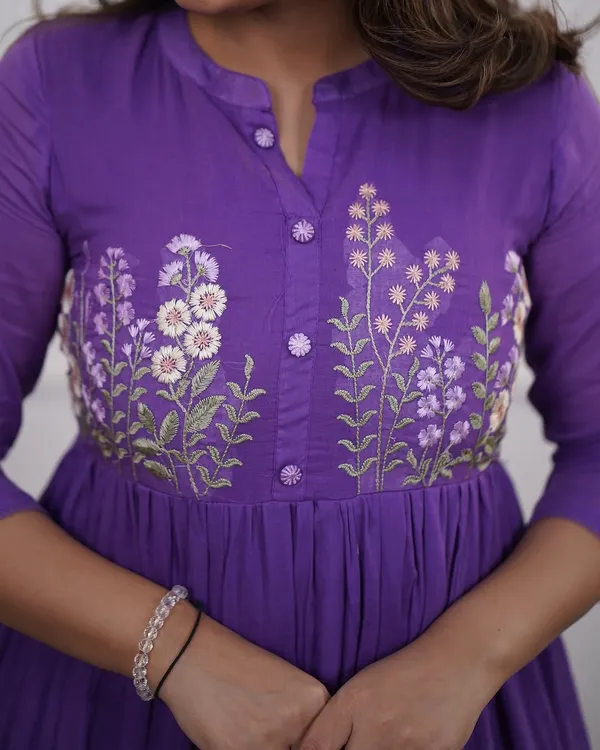 Elegant_Purple_Cotton_Anarkali_Kurta_Set_with_Dupatta