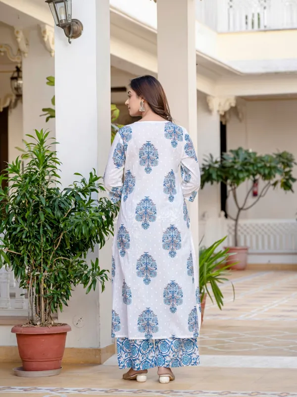 Elegant_Sky_Blue_&_White_Floral_Chanderi_Cotton_Suit_Set_with_Dupatta
