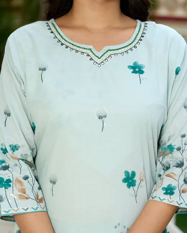 Mint_Green_Floral_Printed_Cotton_Suit_Set