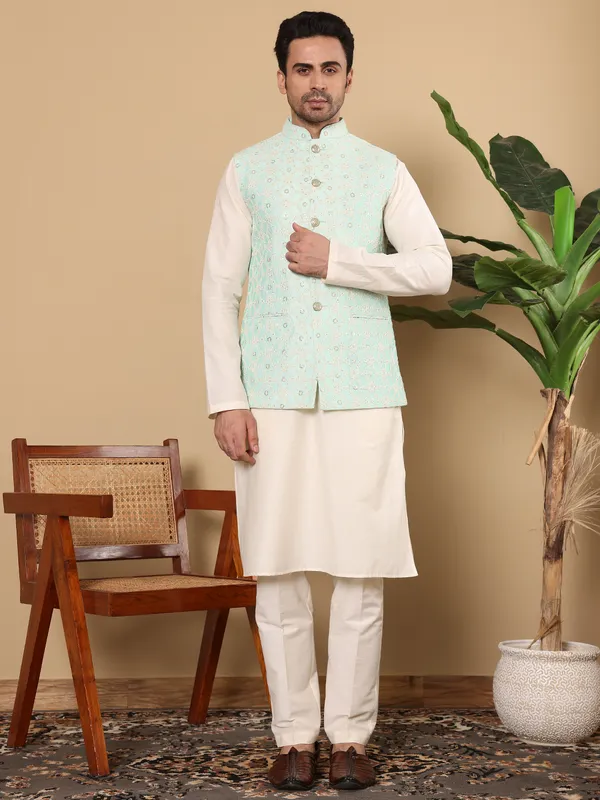 Men's_See_Green_Embroidered_Nehru_Jacket