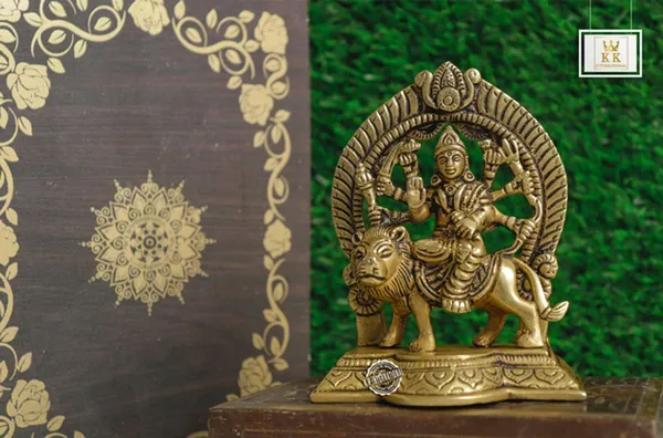 Brass_Decorative_Maa_Durga_Sherawali_Statue_For_Home_&_Temple_Decor