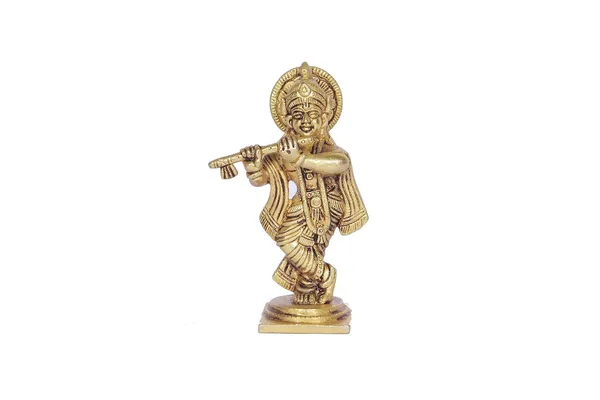 Elegant_Brass_Krishna_Idol_On_Pedestal_–_Perfect_For_Home_&_Temple_By