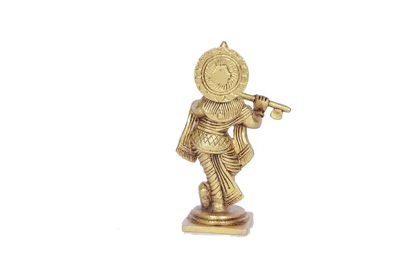 Elegant_Brass_Krishna_Idol_On_Pedestal_–_Perfect_For_Home_&_Temple_By