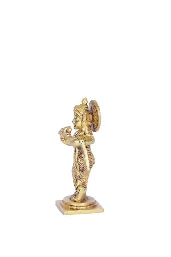 Elegant_Brass_Krishna_Idol_On_Pedestal_–_Perfect_For_Home_&_Temple_By