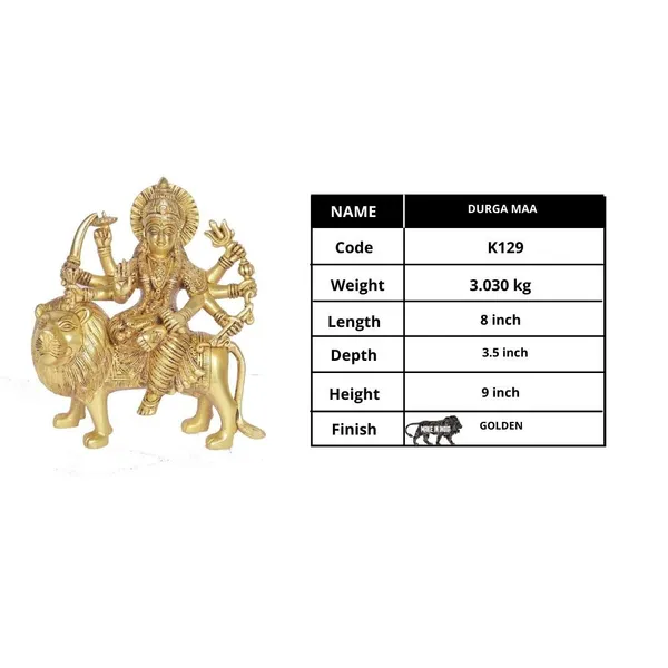 Durga_Maa_Brass_Idol_Sitting_On_Lion_Statue_Home_&_Temple_Decor