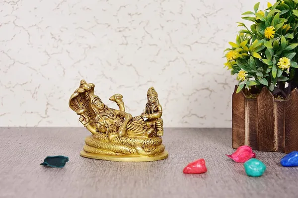 Religious_Vishnu_Ji_&_Laxmi_Ji_Brass_Statue_For_Home_Decor