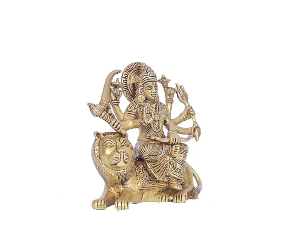 Brass_Durga_Sheravali_Sit_On_Lion_Statues_For_Home,_Office_Decor