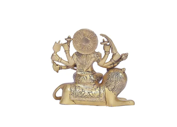 Brass_Durga_Sheravali_Sit_On_Lion_Statues_For_Home,_Office_Decor