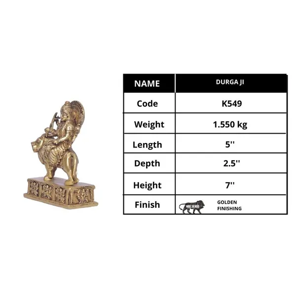 Brass_Maa_Durga_Sheravali_Statue