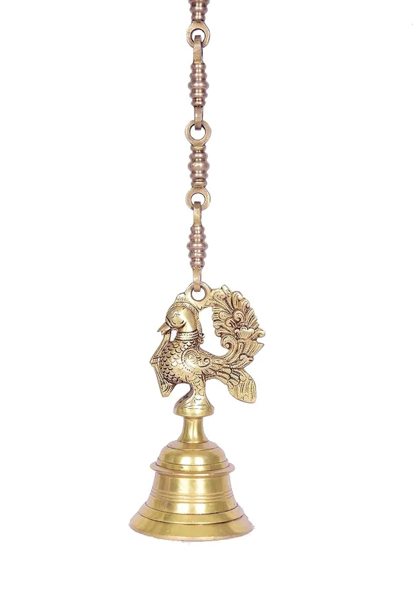 Brass_Peacock_Design_Hanging_Bells_For_Decoration_(4_X_4_X_30_Inches)