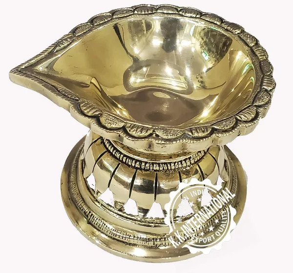 Brass_Diya_(2_Pc_Set)_|_Aarti_Deepak_For_Home_Use