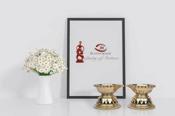 Brass_Diya_(2_Pc_Set)_|_Aarti_Deepak_For_Home_Use