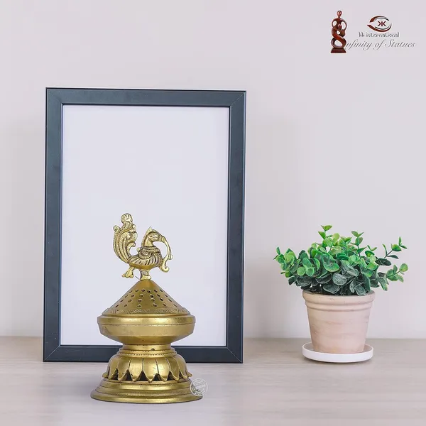 Dhoop_Dani_Brass_Peacock_Loban_Incense_Holder_Burner