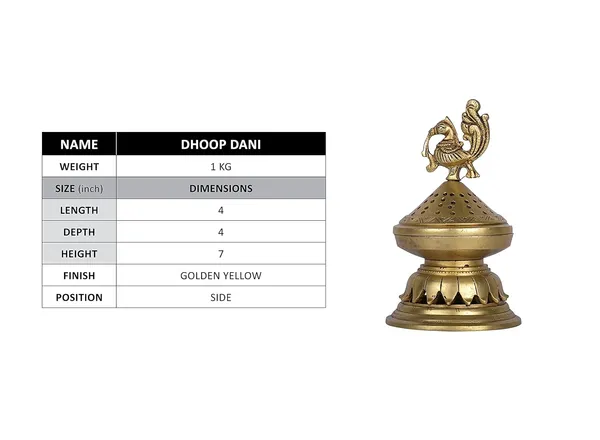 Dhoop_Dani_Brass_Peacock_Loban_Incense_Holder_Burner
