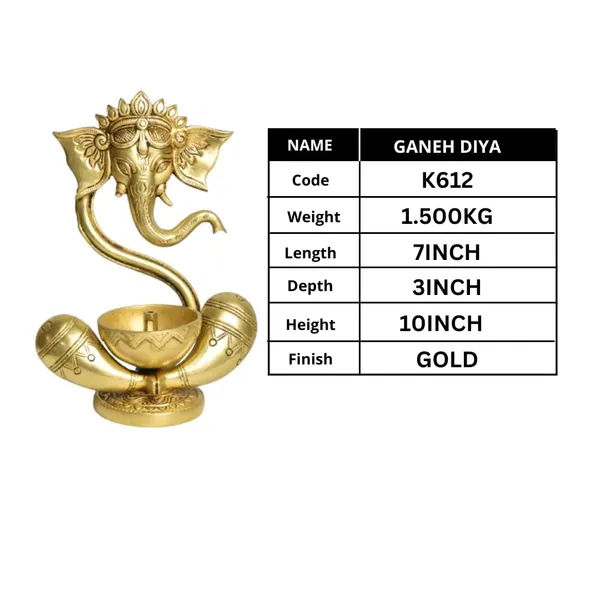 Handcrafted_Brass_Ganesh_Diya_(10_Inch,_1.5Kg,_Gold_Finish)_–_Premium_Deepak_For_Home_Decor