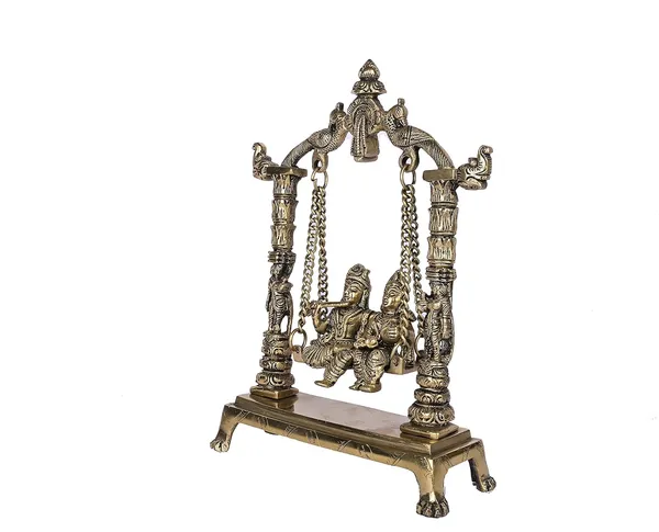 Radha_Krishna_Jhula_Brass_Statue_For_Home_&_Temple_Decor_And_Decorative
